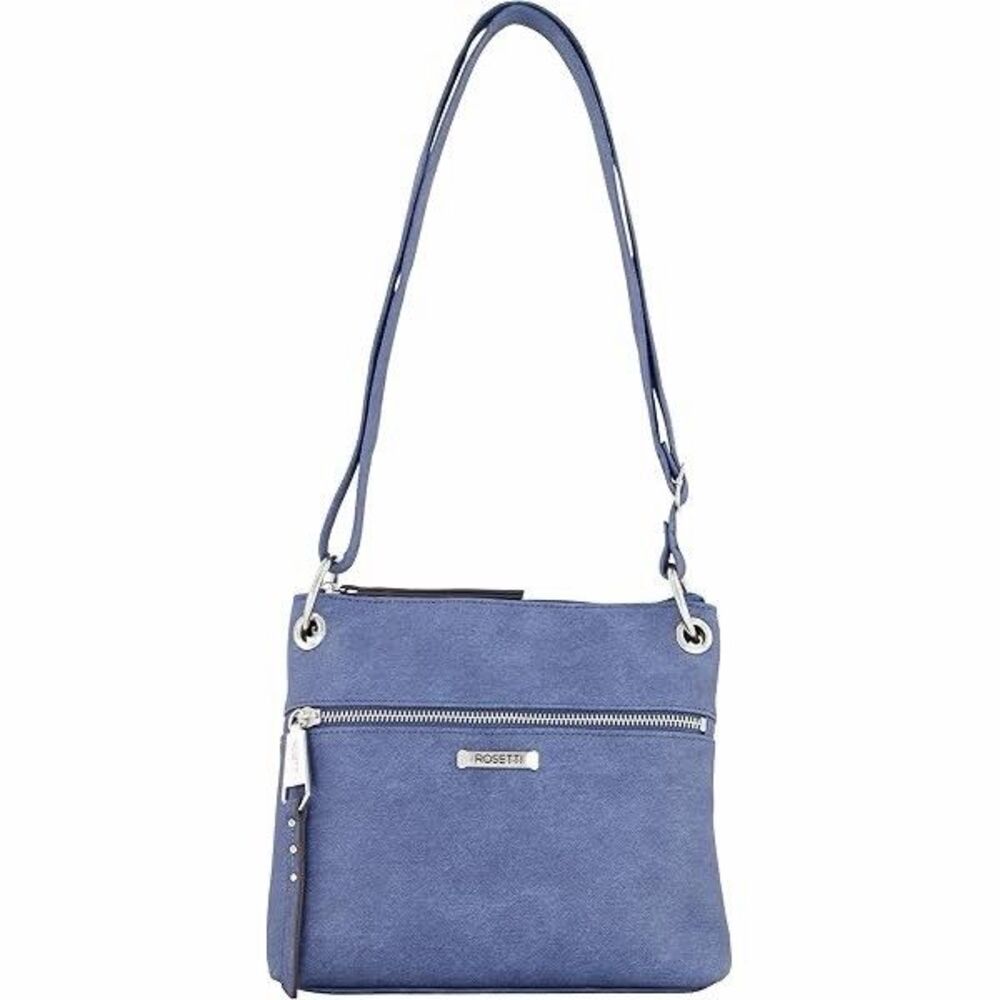 Rosetti Bodhi Mini Crossbody Bag New Adjustable Strap Faux Leather Blue